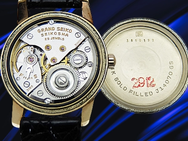 グランドセイコー ファーストモデル クロノメーター J14070 Cal.3180 14K GOLD FILLED リダンダイヤル 獅子メダリオン 手巻き GRAND SEIKO GS 1st [代行おまかせコース]