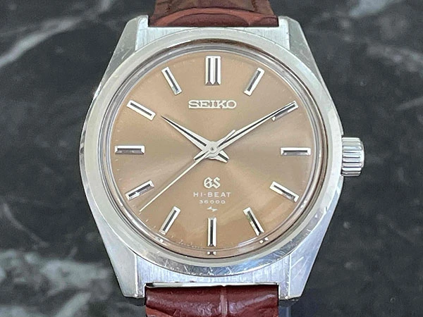グランドセイコー GRANDSEIKO 4520-8000 キャメルダイヤル HI-BEAT 36000 GSメダリオン 45GS
