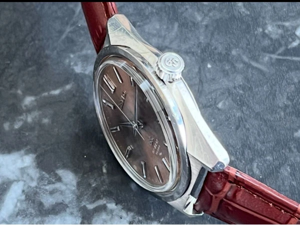 グランドセイコー GRANDSEIKO 4520-8000 キャメルダイヤル HI-BEAT 36000 GSメダリオン 45GS