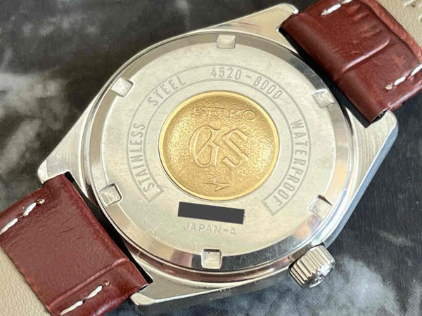 グランドセイコー GRANDSEIKO 4520-8000 キャメルダイヤル HI-BEAT 36000 GSメダリオン 45GS