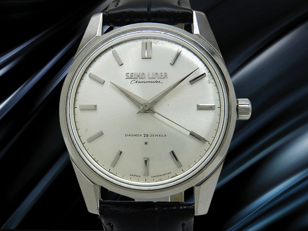 セイコー ライナー クロノメーター Ref.46999 Cal.460 SS シルバーダイヤル 星なし獅子メダリオン 手巻き SEIKO LINER Chronometer [代行おまかせコース]