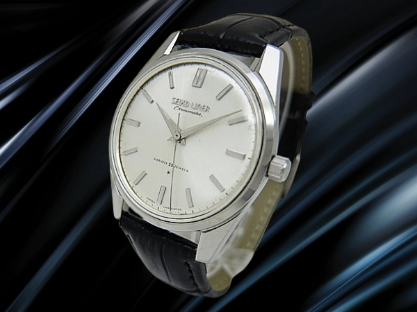 セイコー ライナー クロノメーター Ref.46999 Cal.460 SS シルバーダイヤル 星なし獅子メダリオン 手巻き SEIKO LINER Chronometer [代行おまかせコース]
