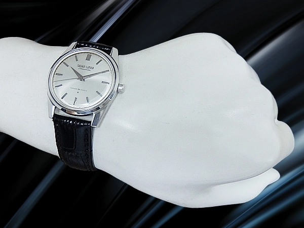 セイコー ライナー クロノメーター Ref.46999 Cal.460 SS シルバーダイヤル 星なし獅子メダリオン 手巻き SEIKO LINER Chronometer [代行おまかせコース]