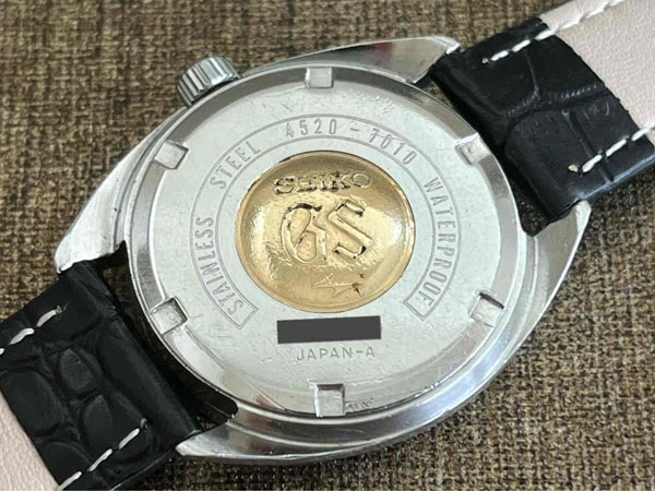 グランドセイコー GRANDSEIKO アイスブルー文字盤 4520-7010 ハイビート Cal.4520A 45GS