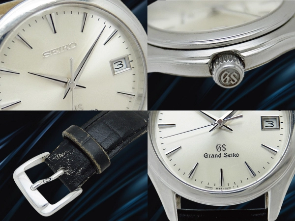 グランドセイコー SBGX005 9F62-0A10 SS シルバーダイヤル 獅子の紋章 社外ベルト装着 クオーツ GRAND SEIKO GS [代行おまかせコース]