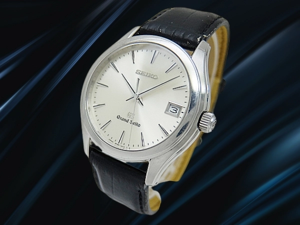グランドセイコー SBGX005 9F62-0A10 SS シルバーダイヤル 獅子の紋章 社外ベルト装着 クオーツ GRAND SEIKO GS [代行おまかせコース]