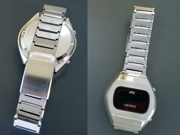 オリエント ORIENT タッチトロン H680130-40 発光ダイオード LED 昭和レトロ デジタル クオーツ