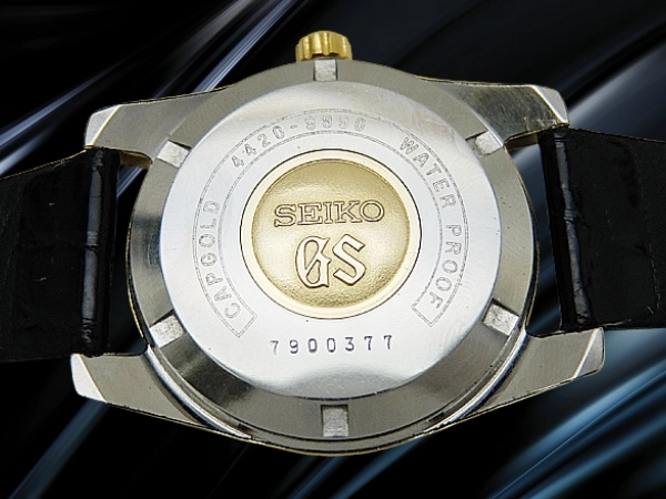 グランドセイコー CAP GOLD 4420-9990 27石 Cal.4420B シルバーダイヤル GSメダリオン SEIKOベルト+GS尾錠装着 手巻き 44GS GRAND SEIKO [代行おまかせコース]