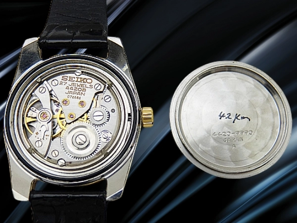 グランドセイコー CAP GOLD 4420-9990 27石 Cal.4420B シルバーダイヤル GSメダリオン SEIKOベルト+GS尾錠装着 手巻き 44GS GRAND SEIKO [代行おまかせコース]
