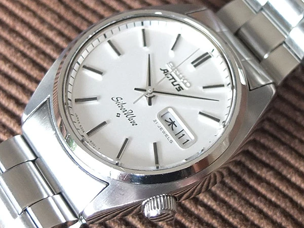 セイコー アクタス シルバーウェーブ SEIKO ACTUS SILVER WAVE ダブルネーム6306-8000 自動巻き オートマチック 美品