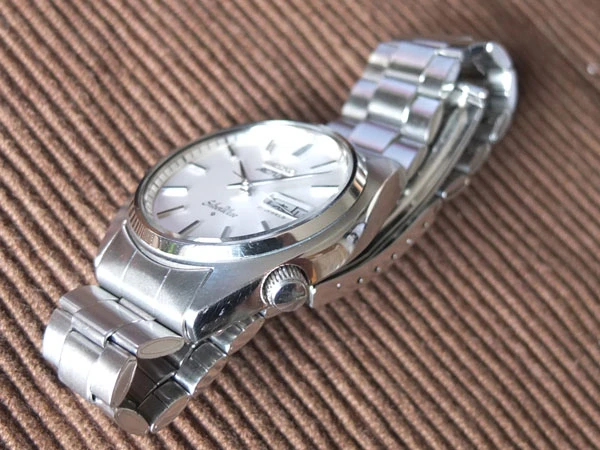 セイコー アクタス シルバーウェーブ SEIKO ACTUS SILVER WAVE ダブルネーム6306-8000 自動巻き オートマチック 美品