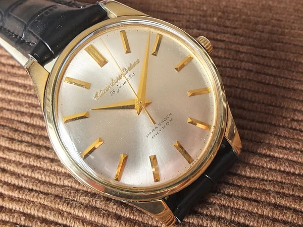 シチズン スーパーデラックス CITIZEN Super Deluxe 手巻き 25石 1507092 パラショック 14K 80ミクロン 美品