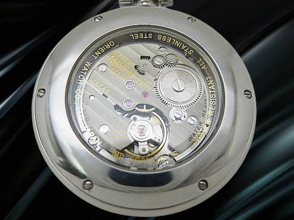 オリエントスター ロイヤル 懐中時計 WZ0041EG SS シースルーバック シルバーダイヤル パワーリザーブ  手巻き チェーン付属 ORIENT STAR ROYAL [代行おまかせコース]