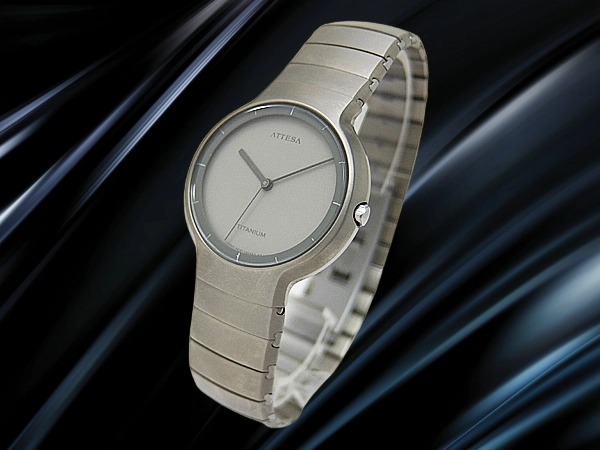 シチズン 初代アテッサ 4630-E60205 チタン グレーダイヤル ブレス仕様 クオーツ CITIZEN ATTESA [代行おま かせコース]