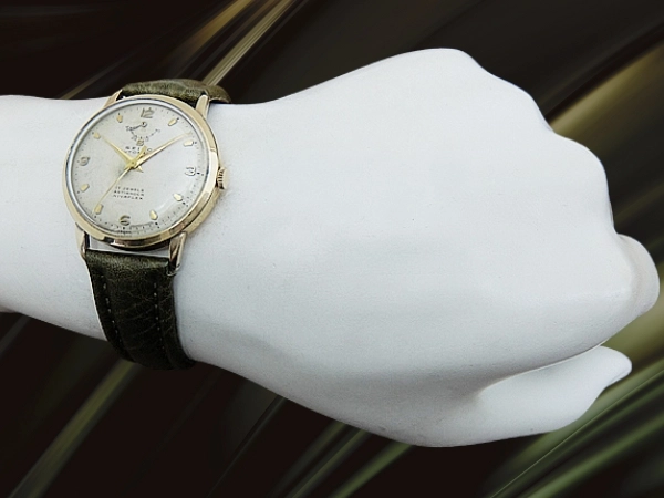 セイコー インジケーター 巻印 17石 Ref.14015 14K GOLD FILLED エイジングダイヤル 国産初の自動巻き時計 Seiko Automatic [代行おまかせコース]