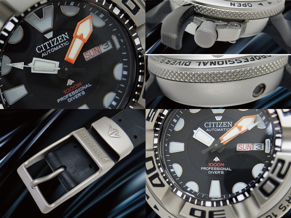 シチズン プロマスター 1000M オートジラ PMV56-2751 チタン ブラックダイヤル 長尺ラバーバンド装着 国内仕様モデル BOX付属 CITIZEN PROMASTER PROFESSIONAL DIVER'S AUTOZILLA [代行おまかせコース]
