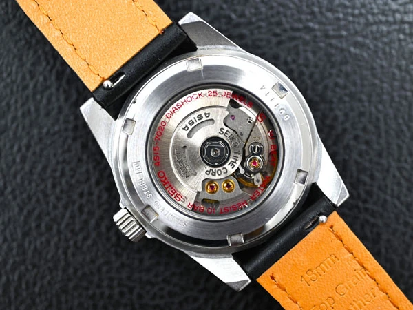 セイコー SEIKO SUS メカサス 4S15-7020 ミリタリー調 フラットベゼル シルバーダイアル オートマチック 絶版モデル