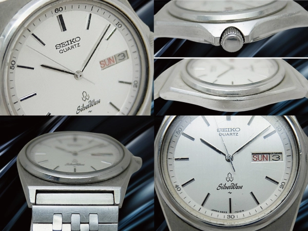 セイコー クオーツ シルバーウェーブ 5933-7010 SS シルバーダイヤル ブレス装着 SEIKO QUARTZ SilverWave [代行おまかせコース]