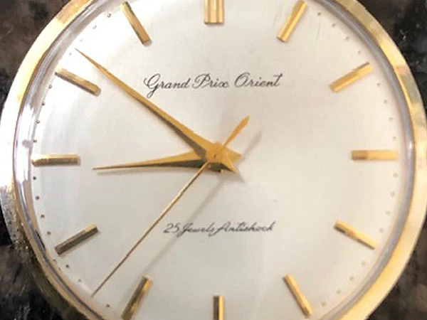 オリエント グランプリオリエント オーバーホール済み証明書コピー付属
