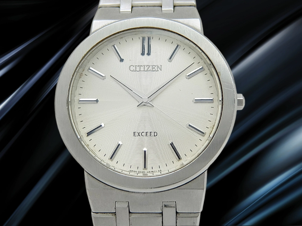 シチズン エクシード 0330-H31811Y SS シルバーダイヤル ブレス装着 クオーツ CITIZEN EXCEED [代行おまかせコース]