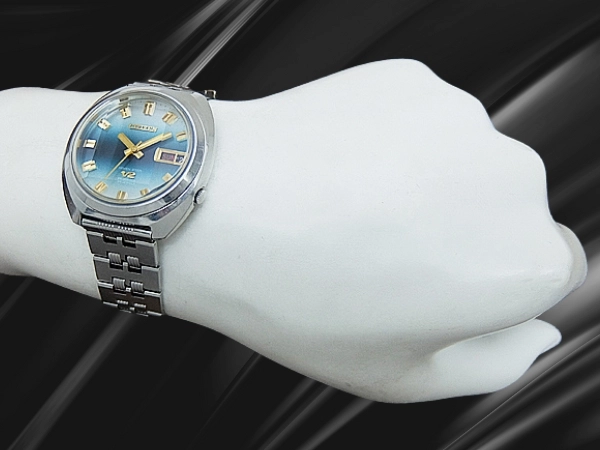 シチズン セブンスター V2 26石 Ref.4-771206-K 7700 SS 5面カットガラス グラデーションダイヤル ターンプッシュ式 デイデイト ブレス装着 オートマチック CITIZEN SEVEN STAR V2 [代行おまかせコース]