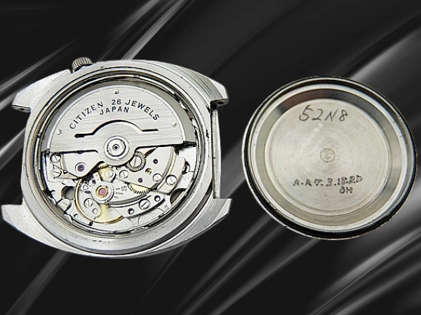 シチズン セブンスター V2 26石 Ref.4-771206-K 7700 SS 5面カットガラス グラデーションダイヤル ターンプッシュ式 デイデイト ブレス装着 オートマチック CITIZEN SEVEN STAR V2 [代行おまかせコース]