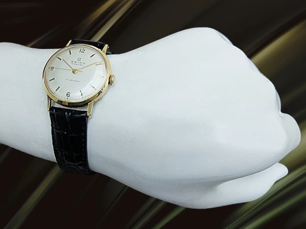 セイコー マーベル 重量27g K18 金無垢 14036 17石 蛇Sマーク 東京電力株式會社 贈 刻印 アンティーク 手巻き SEIKO MARVEL [代行おまかせコース]