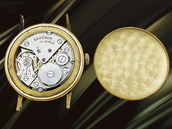 セイコー マーベル 重量27g K18 金無垢 14036 17石 蛇Sマーク 東京電力株式會社 贈 刻印 アンティーク 手巻き SEIKO MARVEL [代行おまかせコース]