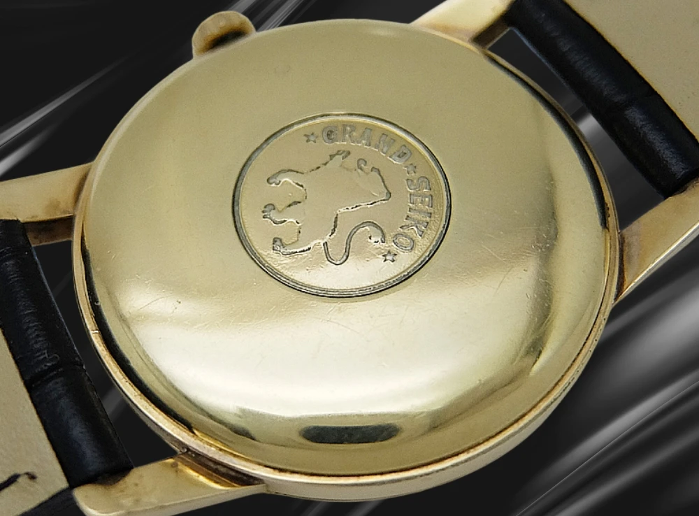 グランドセイコー ファーストモデル クロノメーター J14070 Cal.3180 14K GOLD FILLED SDダイヤル アップライトロゴ 獅子メダリオン 社外ベルト装着 手巻き 2025年OH済 時計店修理明細付属 GRAND SEIKO GS 1st [代行おまかせコース]