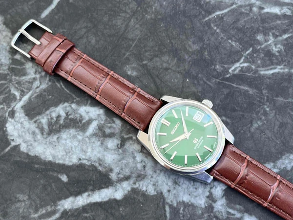 グランドセイコー GRANDSEIKO セカンドモデル 5722-9990 グリーン文字盤 獅子メダリオン 57GS