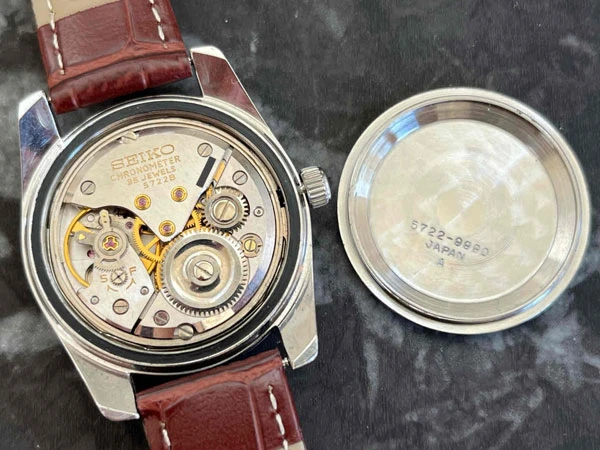 グランドセイコー GRANDSEIKO セカンドモデル 5722-9990 グリーン文字盤 獅子メダリオン 57GS