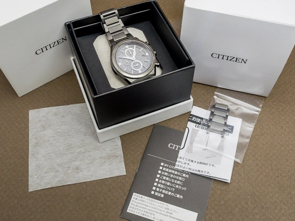 シチズン CITIZEN アテッサ ACT Line CA0835-61H エコドライブ チタンケース メンズ ボックス & ギャランティ付き CITIZEN ATTESA