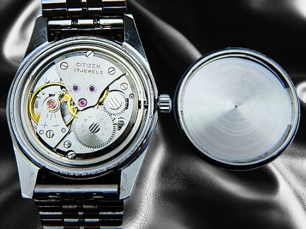 シチズン ホーマー デイト 17石 パラウォーター Ref.4-180615 SS シルバーダイヤル 社外ブレス装着 手巻き Citizen Homer Date PARA WATER [代行おまかせコース]