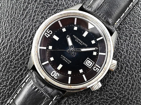 オリエント ORIENT フレッシュマン オート・キングダイバー Ref.T19202A 回転インナーベゼル 国産ダイバー 良品 OH保証書付属
