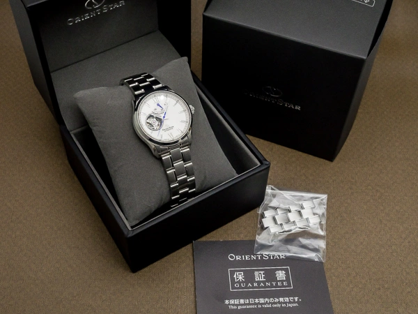 オリエント オリエントスター RK-AT0004S コンテンポラリー セミスケルトン パワーリザーブ オートマチック ボックス&ギャランティ付き ORIENT [ 代行おまかせコース ]