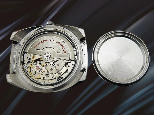 シチズン クリスタルセブン カスタム 27石 Ref.4-521218-T SS トノー グレーダイヤル デイデイト オートマチック ブレス装着 CITIZEN CRYSTAL SEVEN CUSTOM [代行おまかせコース]
