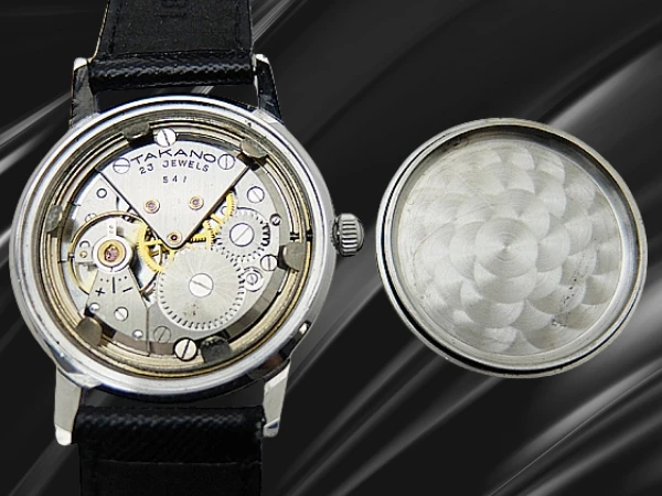 タカノ シャトー スーペリア 23石 SS ツートンダイヤル 社外ベルト装着 手巻き Takano Chateau superior [代行おまかせコース]
