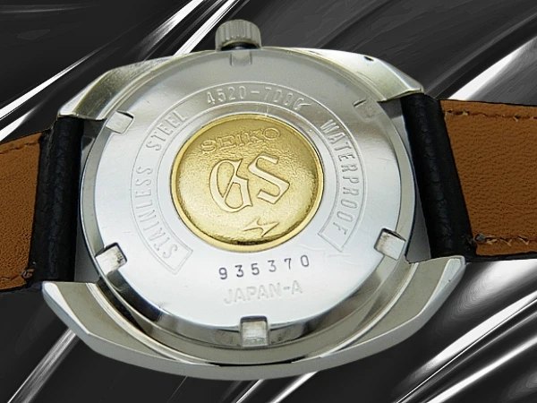 グランドセイコー ハイビート 4520-7000 SS 亀甲型 オクタゴンケース マットブラックダイヤル GSメダリオン 社外製レザー装着 手巻き GRAND SEIKO HI-BEAT 45GS [Shopまるごと委託]