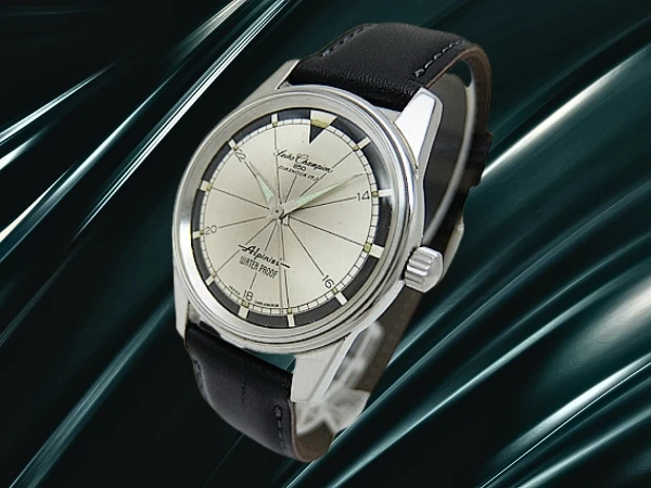 セイコー チャンピオン 850 アルピニスト Ref.J13079 SS シルバーダイヤル 社外製レザー装着 手巻き SEIKO Champion Alpinist WATER PROOF [代行おまかせコース]