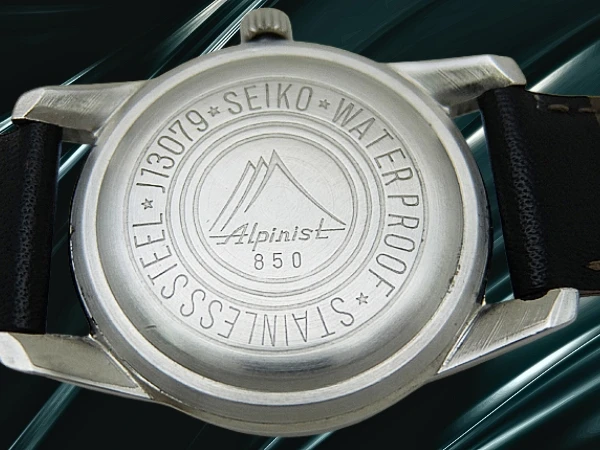 セイコー チャンピオン 850 アルピニスト Ref.J13079 SS シルバーダイヤル 社外製レザー装着 手巻き SEIKO Champion Alpinist WATER PROOF [代行おまかせコース]