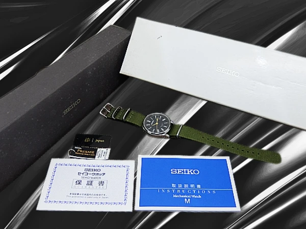 セイコー プレザージュ SARX029 6R15-03E0 SS シースルー 漆ブラックダイヤル 引き通しストラップ装着 オートマチック BOX・保証書・取説付属 SEIKO PRESAGE [代行おまかせコース]
