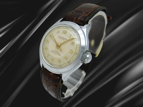 セイコー クロノメーター スーパー Ref.10088 メッキ/SS 3トーンダイヤル 社外製レザー装着 手巻き CHRONOMETER SEIKO SUPER [代行おまかせコース]