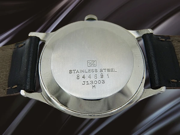 セイコー マーベル J13003 17石 SS 蛇Sマーク ギョウシェダイヤル 社外レザー装着 アンティーク 手巻き SEIKO MARVEL [代行おまかせコース]