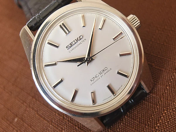 セイコー 44KS キングセイコー クロノメーター 4420-9990 27石 手巻き SS 獅子メダリオン KING SEIKO CHRONOMETER 美品