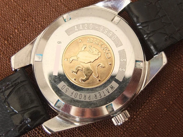 セイコー 44KS キングセイコー クロノメーター 4420-9990 27石 手巻き SS 獅子メダリオン KING SEIKO CHRONOMETER 美品