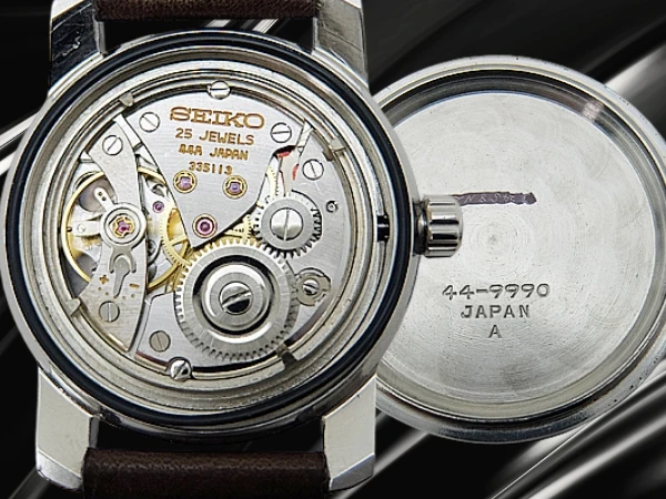 キングセイコー セカンドモデル 後期型 44-9990 SS シルバーダイヤル 社外製レザー装着 手巻き KING SEIKO 2nd 44KS [代行おまかせコース]