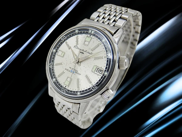 シチズン オートデーター ユニ 初期型 19石 ADUS31201-T SS シルバーダイヤル インナーベゼル 9連ブレス装着 オートマチック Citizen Auto Dater UNI [代行おまかせコース]