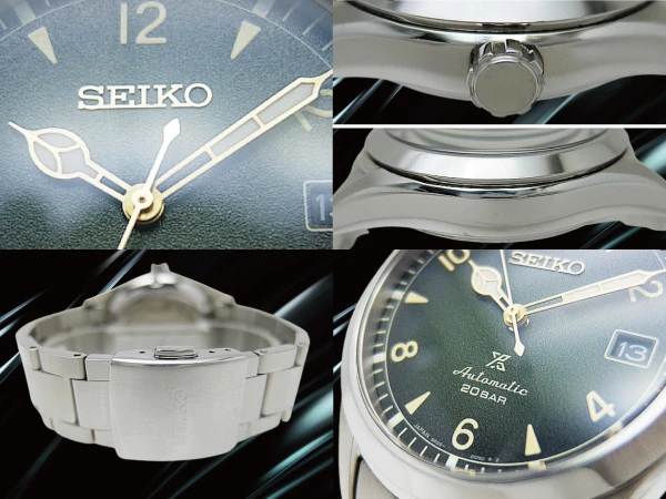 セイコー プロスペックス アルピニスト SBDC115 6R35-01B0 SS シースルーバック グリーンダイヤル 専用ブレス装着 オートマチック BOX付属 SEIKO PROSPEX [代行おまかせコース]