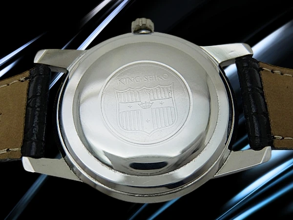 キングセイコー ファーストモデル 15034KS SS AD文字盤 盾マーク セイコーベルト+KS尾錠 手巻き KING SEIKO 1st [代行おまかせコース]