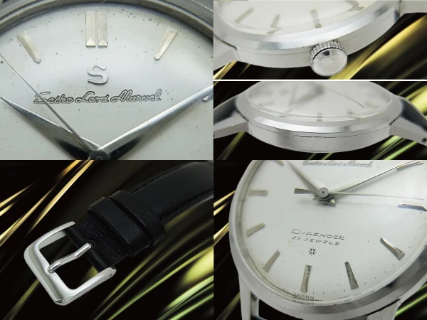 セイコー ロードマーベル 最初期 23石 Ref.14056 SS Sマーク 彫込み SD文字盤 SEIKOベルト装着 手巻き Seiko Lord Marvel [代行おまかせコース]